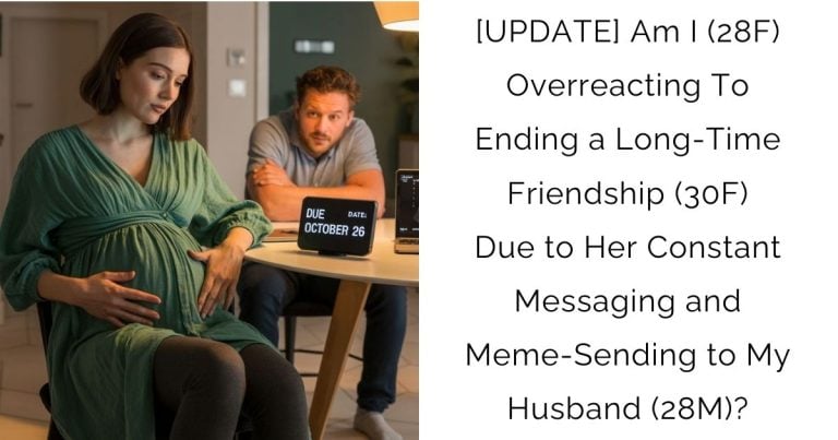[UPDATE] Am I (28F) Overreacting To Ending a Long-Time Friendship (30F) Due to Her Constant Messaging and Meme-Sending to My Husband (28M)?