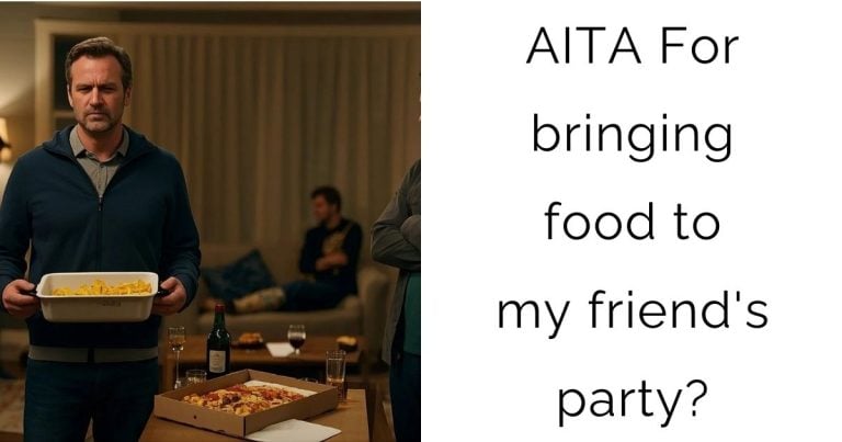 AITA For bringing food to my friend’s party?