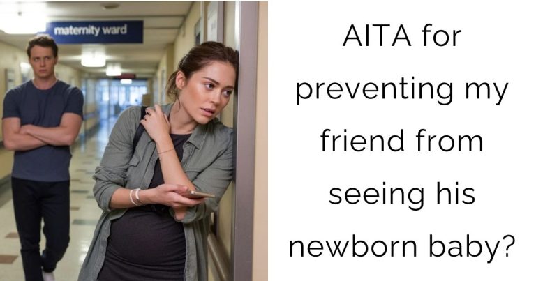 AITA for preventing my friend from seeing his newborn baby?