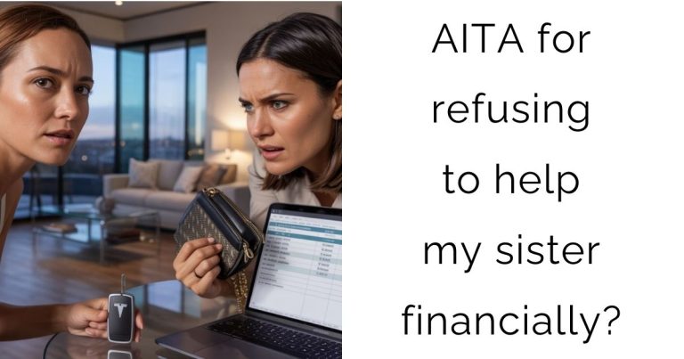 AITA for refusing to help my sister financially?