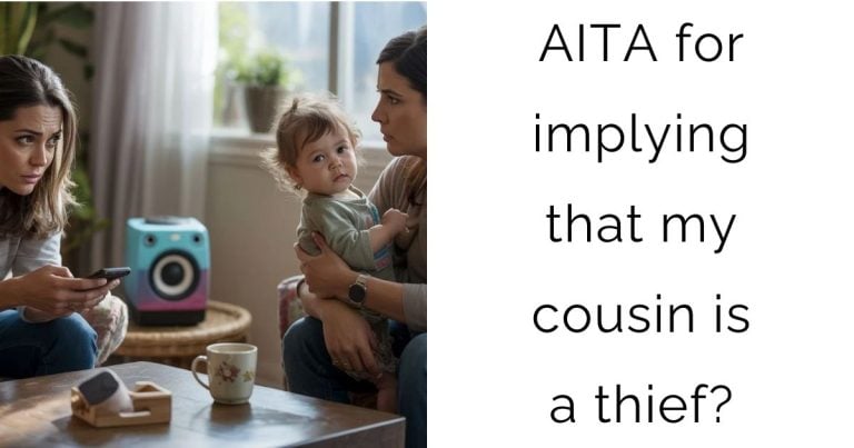 AITA for implying that my cousin is a thief?
