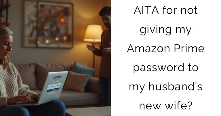 AITA for not giving my Amazon Prime password to my husband’s new wife?