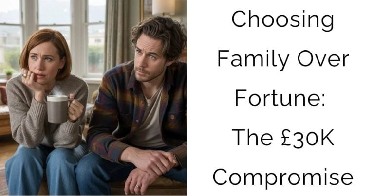 Choosing Family Over Fortune: The £30K Compromise