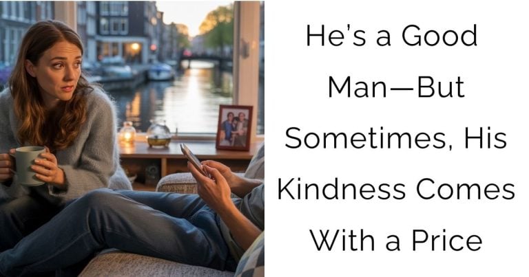 He’s a Good Man—But Sometimes, His Kindness Comes With a Price