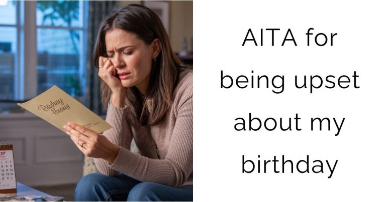 AITA for being upset about my birthday?