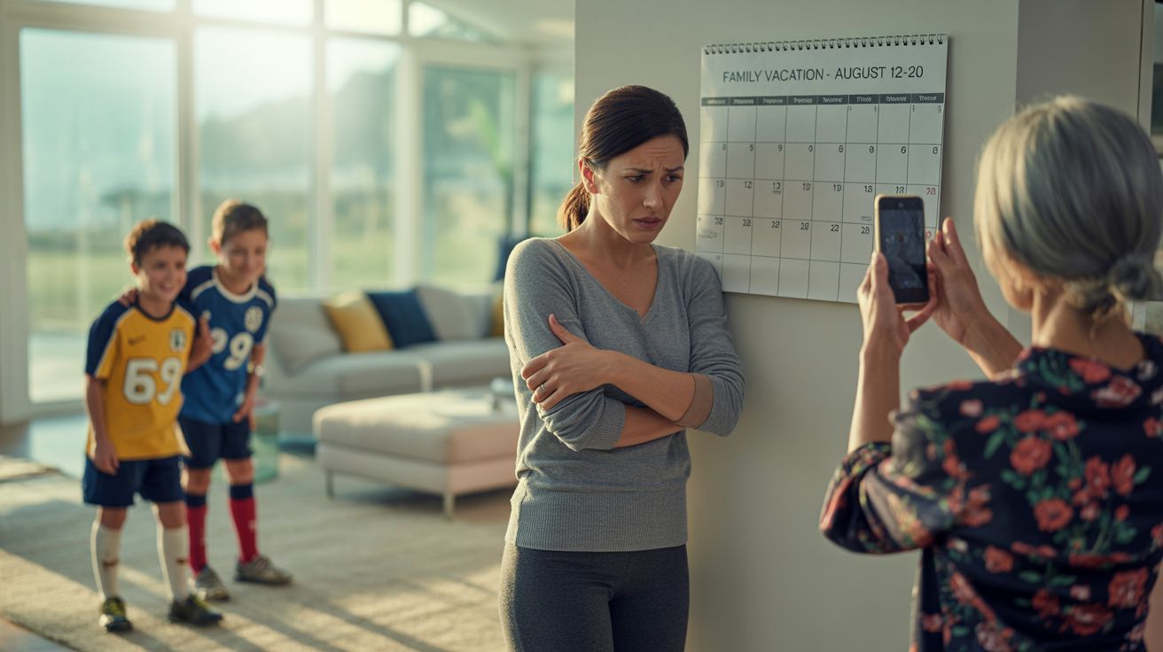When Mom Treats Your Calendar Like Her Own: Can You Reclaim Your Family Time?