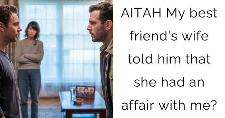 AITAH My best friend’s wife told him that she had an affair with me?