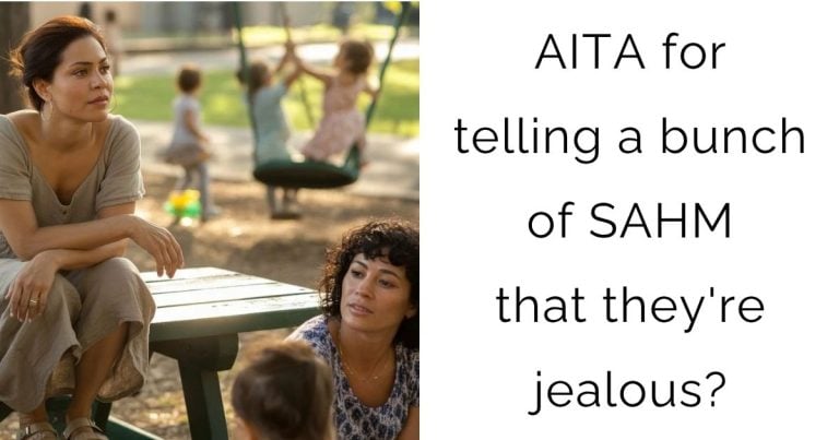 AITA for telling a bunch of SAHM that they’re jealous?