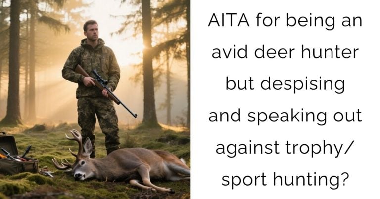 AITA for being an avid deer hunter but despising and speaking out against trophy/sport hunting?
