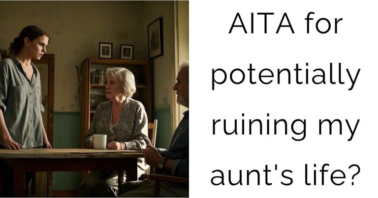 AITA for potentially ruining my aunt’s life?