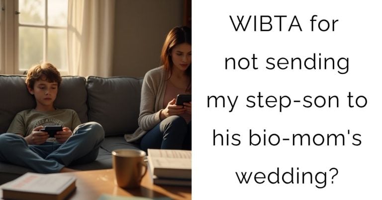 WIBTA for not sending my step-son to his bio-mom’s wedding?