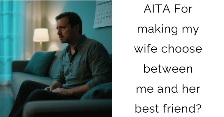 AITA For making my wife choose between me and her best friend?