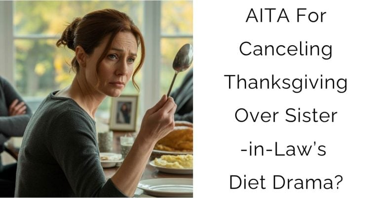 AITA For Canceling Thanksgiving Over Sister-in-Law’s Diet Drama?