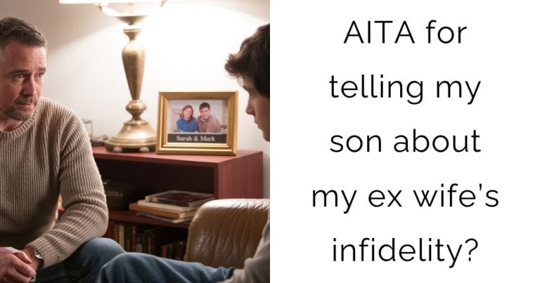AITA for telling my son about my ex wife’s infidelity?