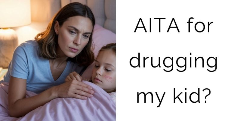 AITA for drugging my kid?