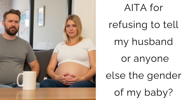AITA for refusing to tell my husband or anyone else the gender of my baby?