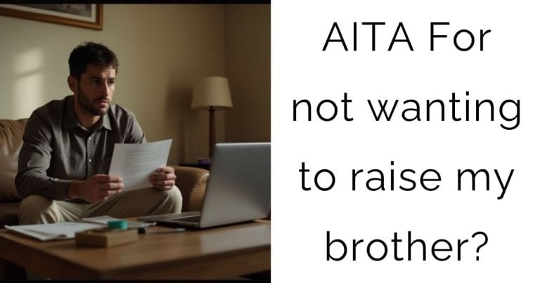 AITA For not wanting to raise my brother?