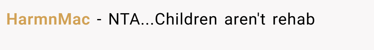 HarmnMac − NTA...Children aren't rehab