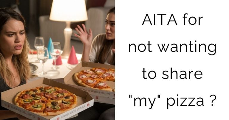 AITA for not wanting to share “my” pizza ?
