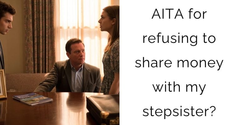 AITA for refusing to share money with my stepsister?
