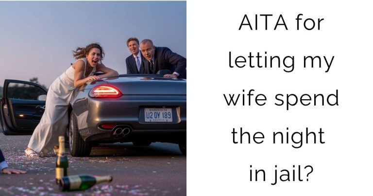 AITA for letting my wife spend the night in jail?