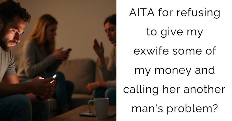 AITA for refusing to give my exwife some of my money and calling her another man’s problem?