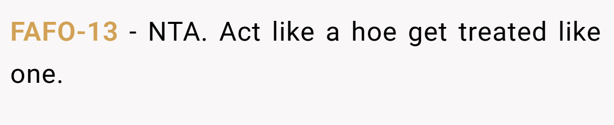 FAFO-13 - NTA. Act like a hoe get treated like one.