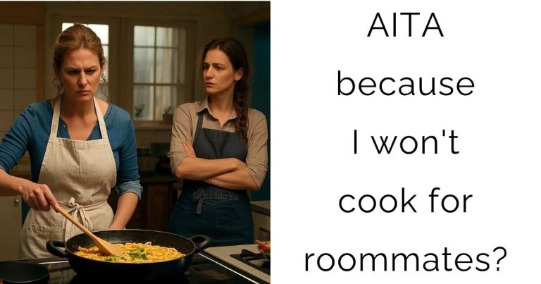AITA because I won’t cook for roommates?
