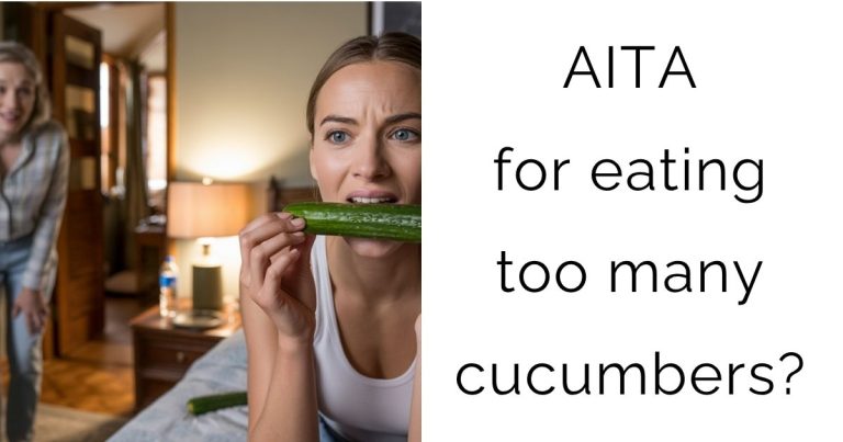 AITA for eating too many cucumbers?