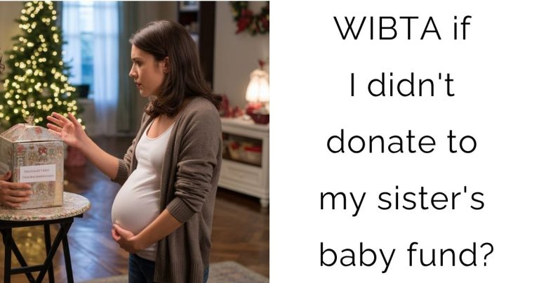 WIBTA if I didn’t donate to my sister’s baby fund?