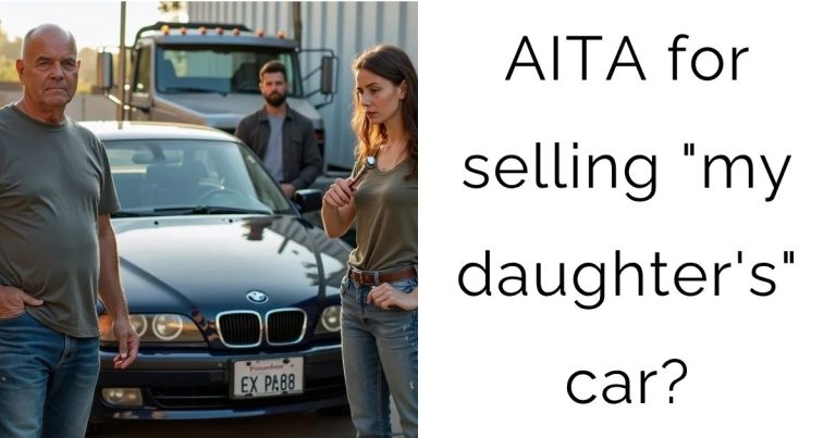 AITA for selling “my daughter’s” car?