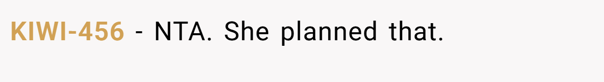KIWI-456 − NTA. She planned that.