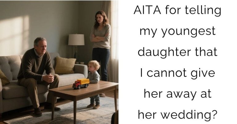 AITA for telling my youngest daughter that I cannot give her away at her wedding?