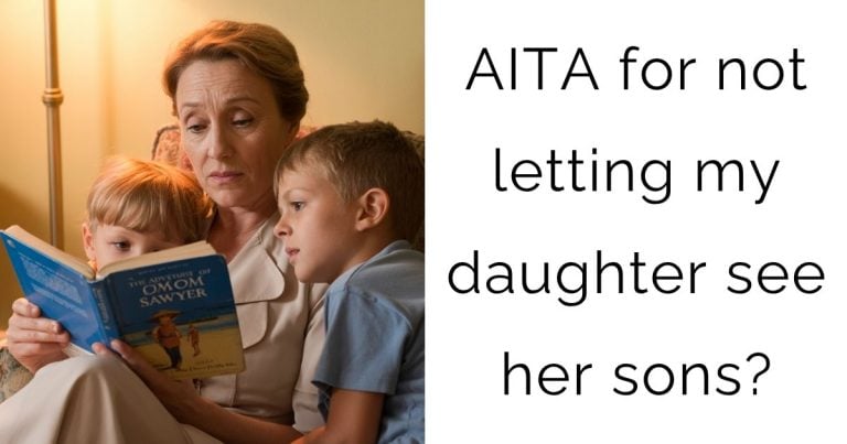 AITA for not letting my daughter see her sons?