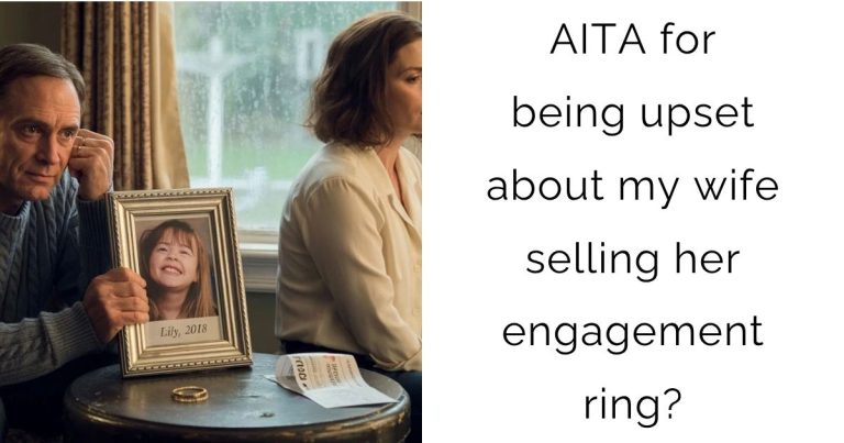 AITA for being upset about my wife selling her engagement ring?