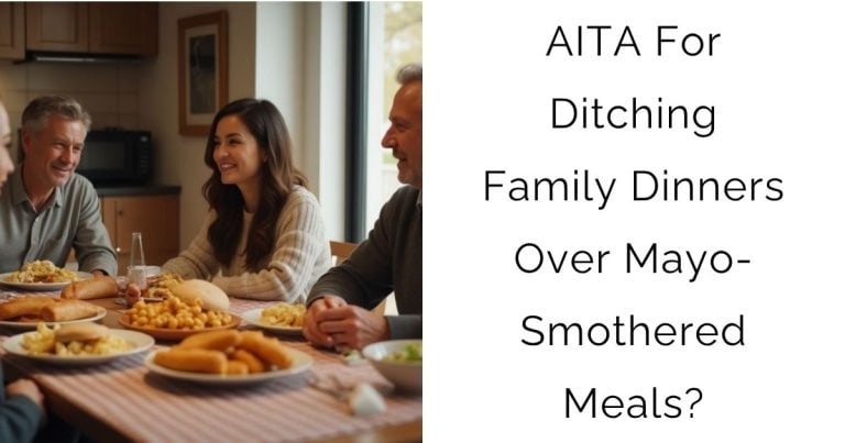 AITA For Ditching Family Dinners Over Mayo-Smothered Meals?