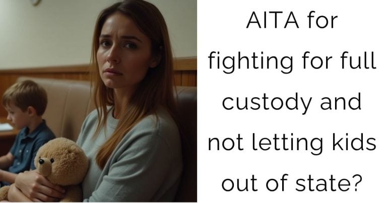 AITA for fighting for full custody and not letting kids out of state?