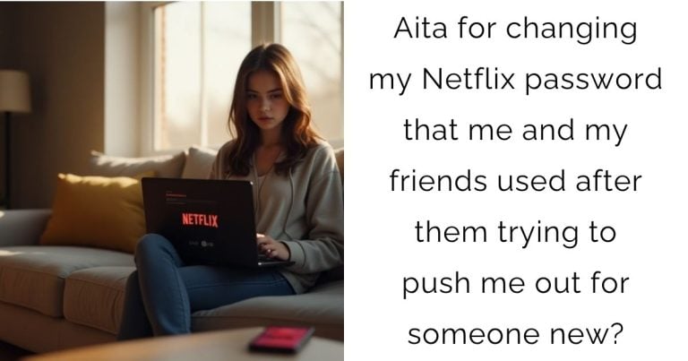 Aita for changing my Netflix password that me and my friends used after them trying to push me out for someone new?
