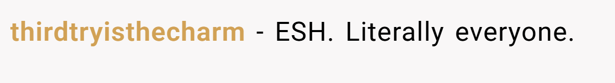 thirdtryisthecharm − ESH. Literally everyone.