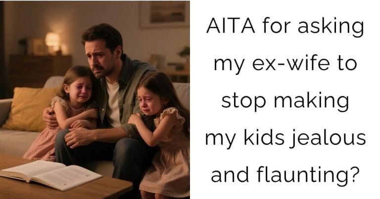 AITA for asking my ex-wife to stop making my kids jealous and flaunting?