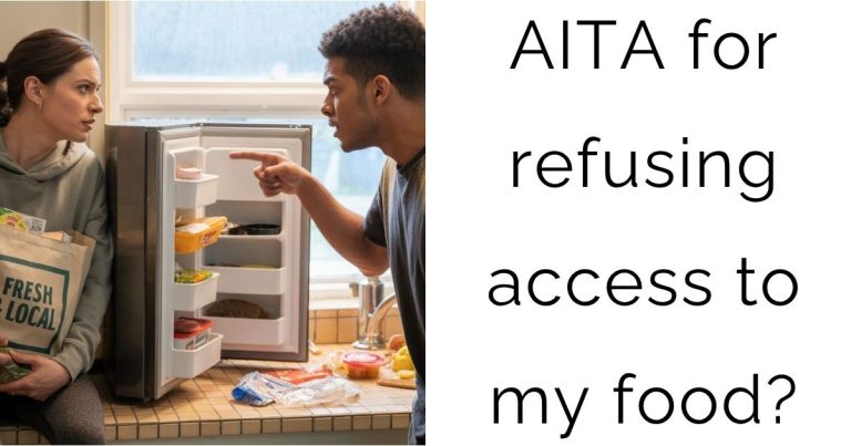 AITA for refusing access to my food?