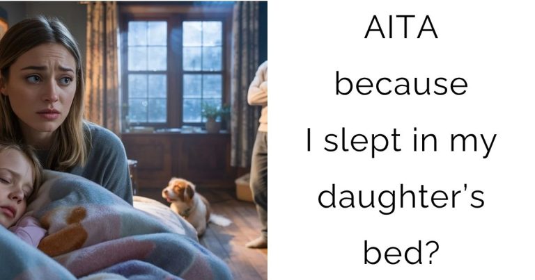 AITA because I slept in my daughter’s bed?