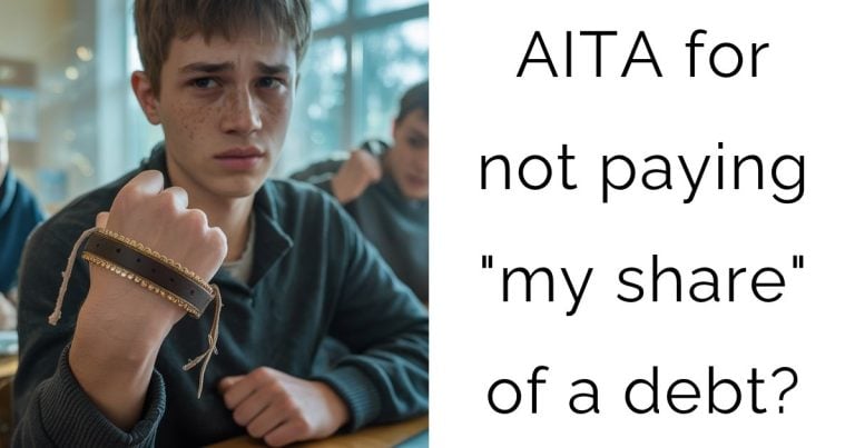 AITA for not paying “my share” of a debt?