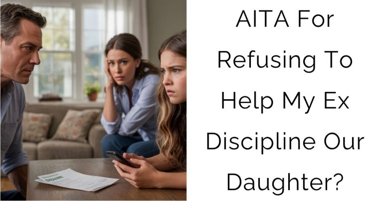 AITA For Refusing To Help My Ex Discipline Our Daughter?