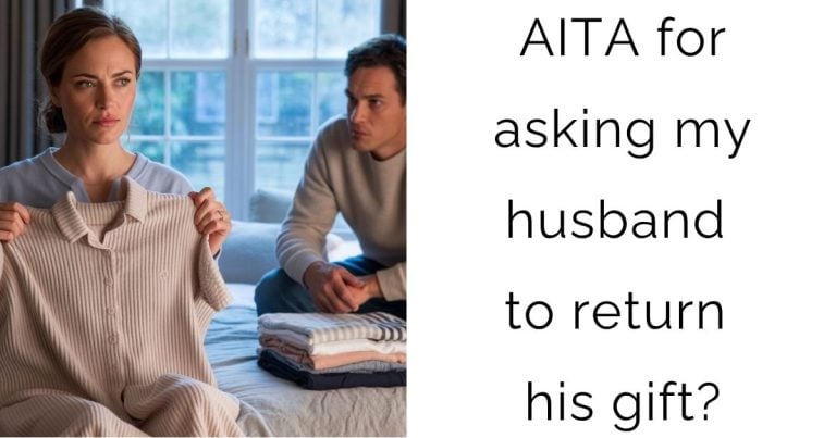 AITA for asking my husband to return his gift?