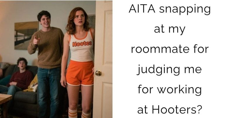 AITA snapping at my roommate for judging me for working at Hooters?