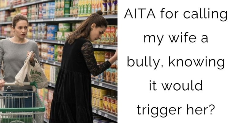 AITA for calling my wife a bully, knowing it would trigger her?