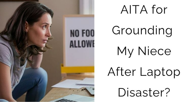 AITA for Grounding My Niece After Laptop Disaster?