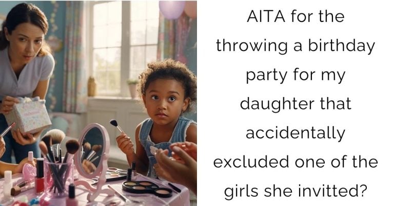 AITA for the throwing a birthday party for my daughter that accidentally excluded one of the girls she invitted?