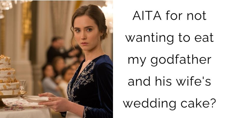 AITA for not wanting to eat my godfather and his wife’s wedding cake?